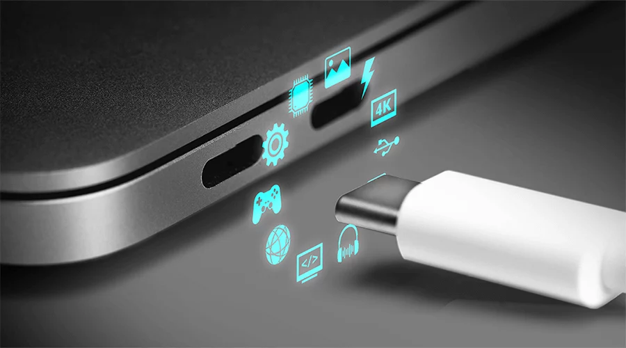 Kết nối 1 chiều trực tiếp từ cổng USB-C